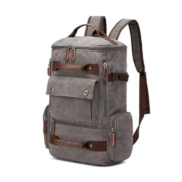 Vintage Canvas Backpack - Image 2