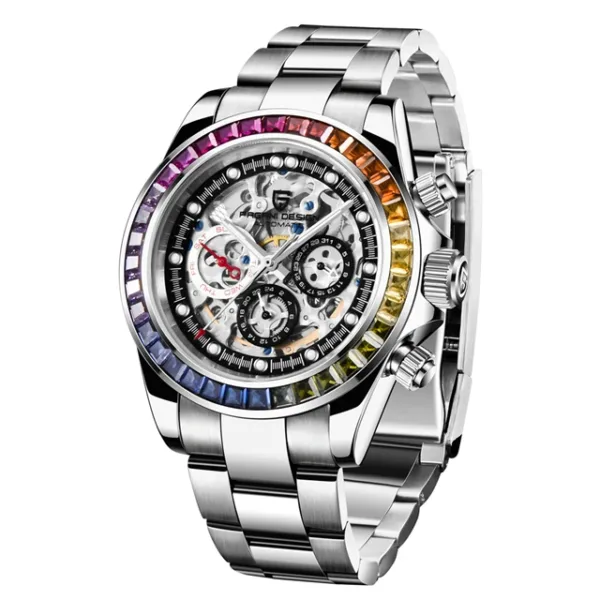 Men Mechanical Bezel Watch - Image 3