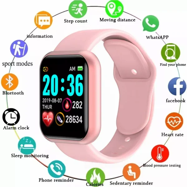 Multifunctional Smart Watch Y68 D20