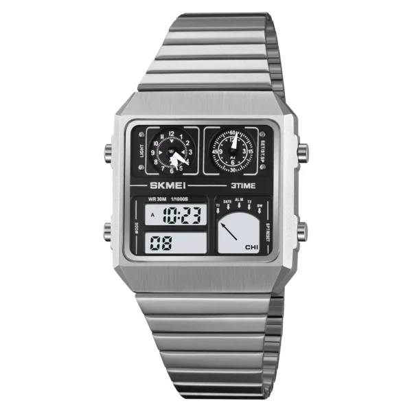 Skmei 2198 Digital Stainless Steel Sports Watch