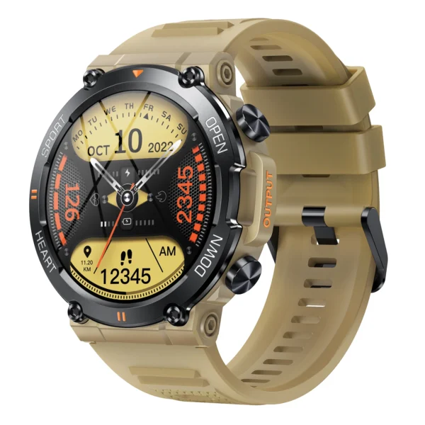 Military Smart Watch HD Fitness Tracker