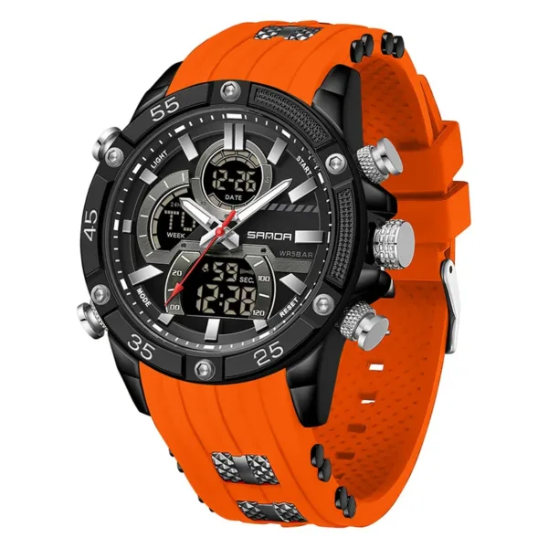 Sanda 6162 Men's Sports Watch - Image 3